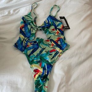 Nasty gal one piece high leg swimsuit